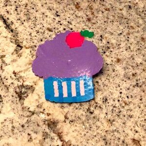 Purple Cupcake Wall art!